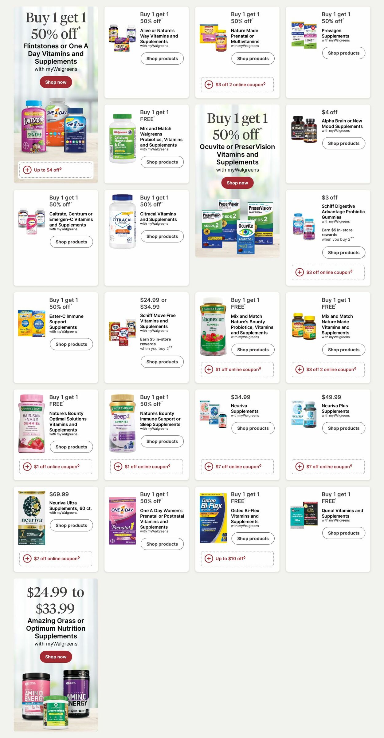 Weekly ad Walgreens 08/04/2025 - 08/13/2025