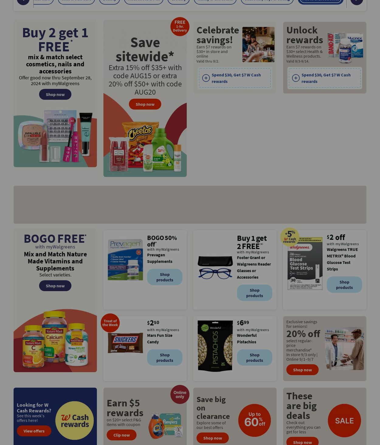 Weekly ad Walgreens 09/02/2024 - 09/11/2024