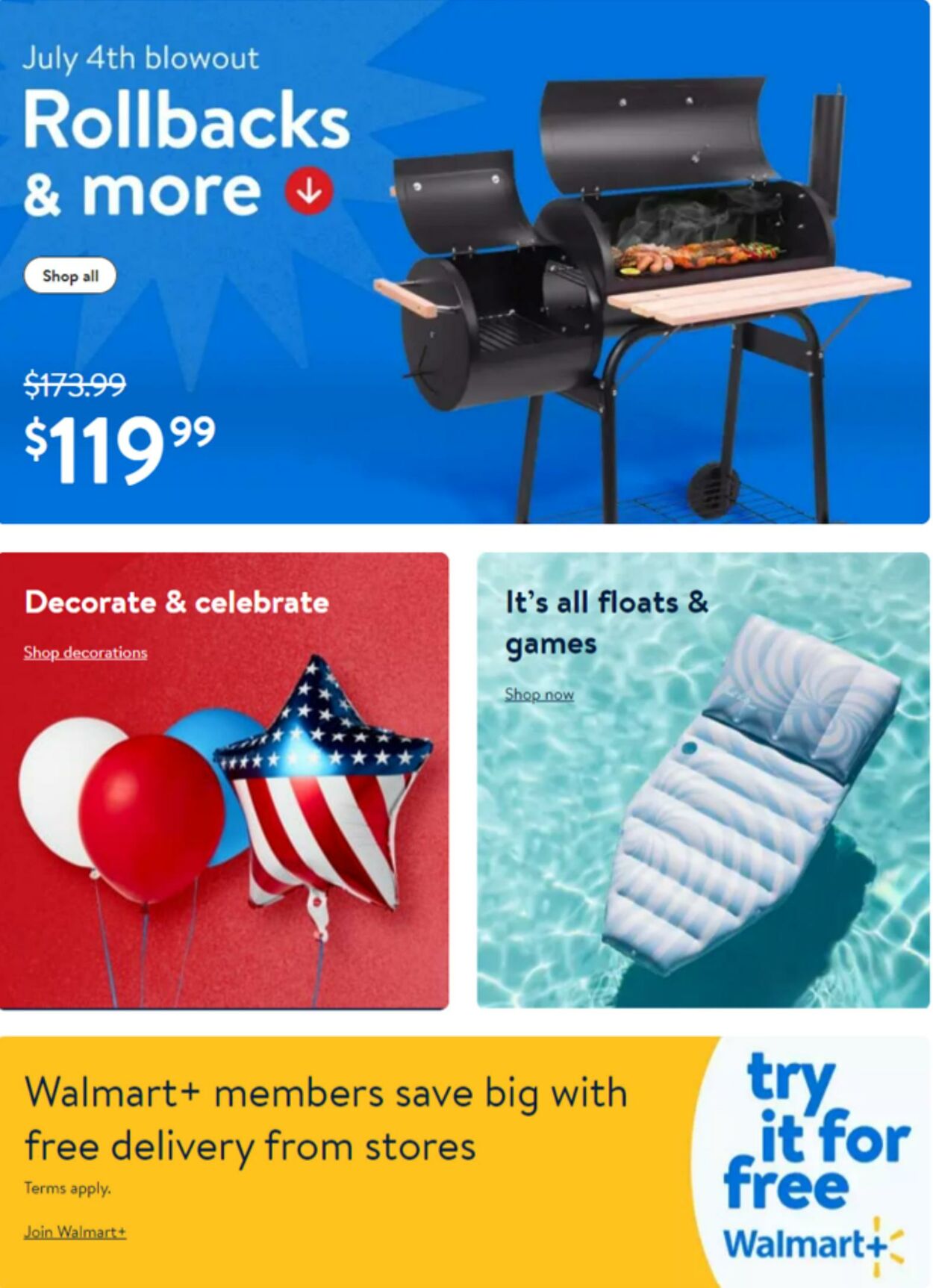 Weekly ad Walmart - walmart Jul 1, 2024 - Jul 14, 2024