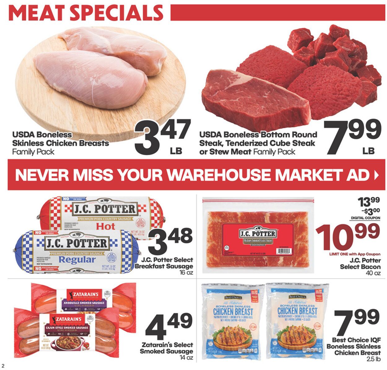 Weekly ad Warehouse Market 10/01/2025 - 10/07/2025