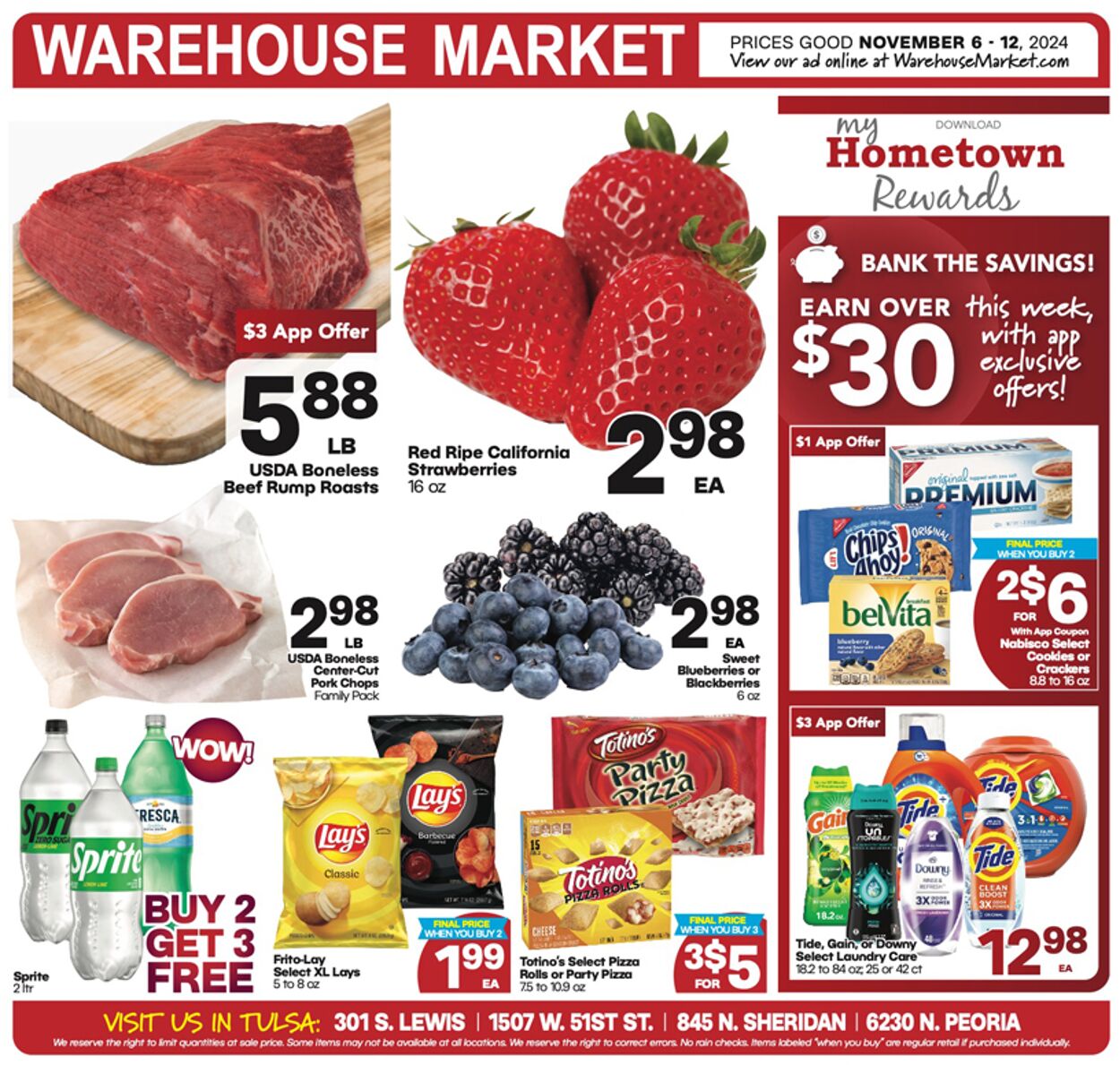 Weekly ad Warehouse Market 11/06/2024 - 11/12/2024