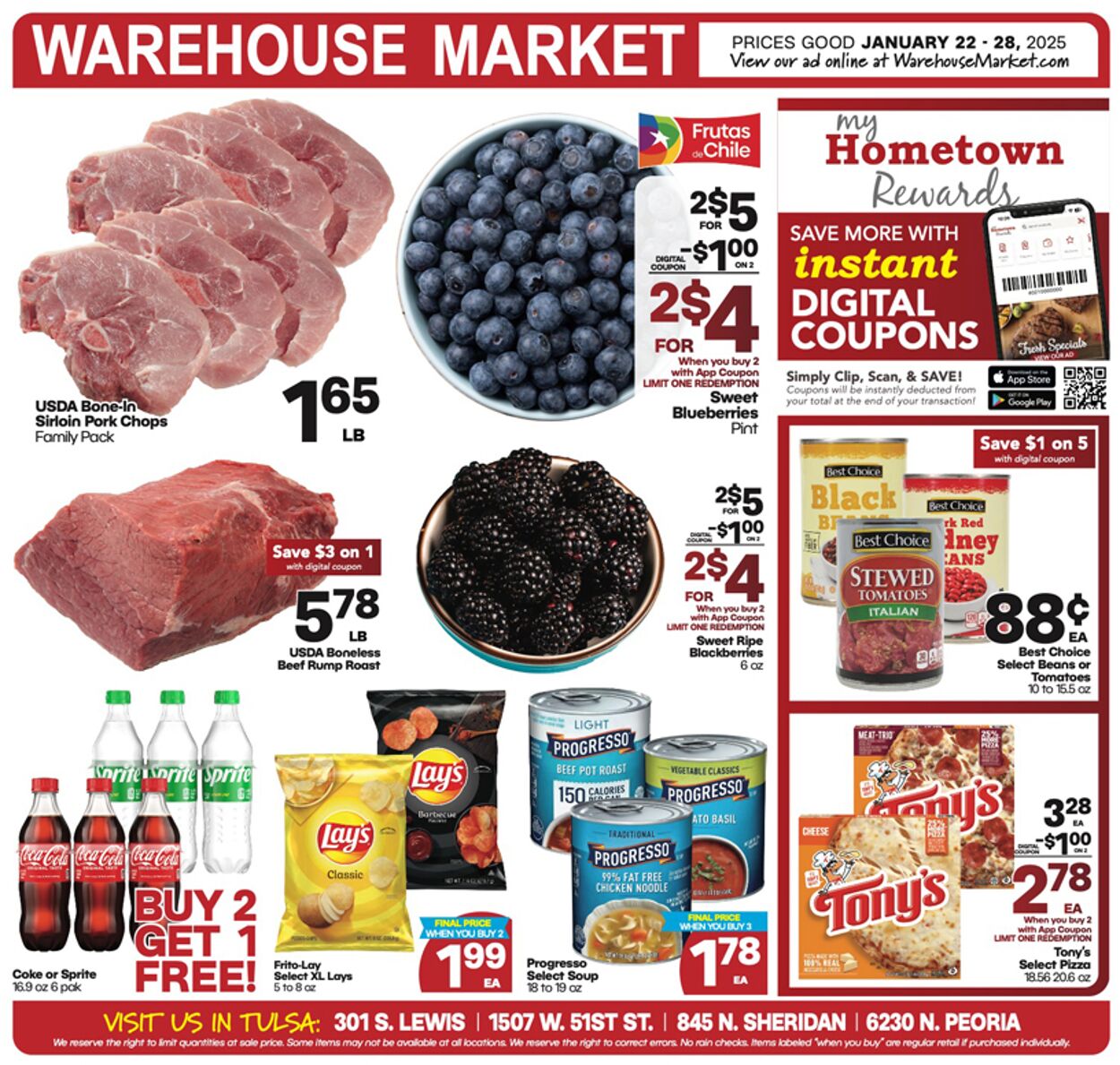 Weekly ad Warehouse Market 01/22/2025 - 01/28/2025