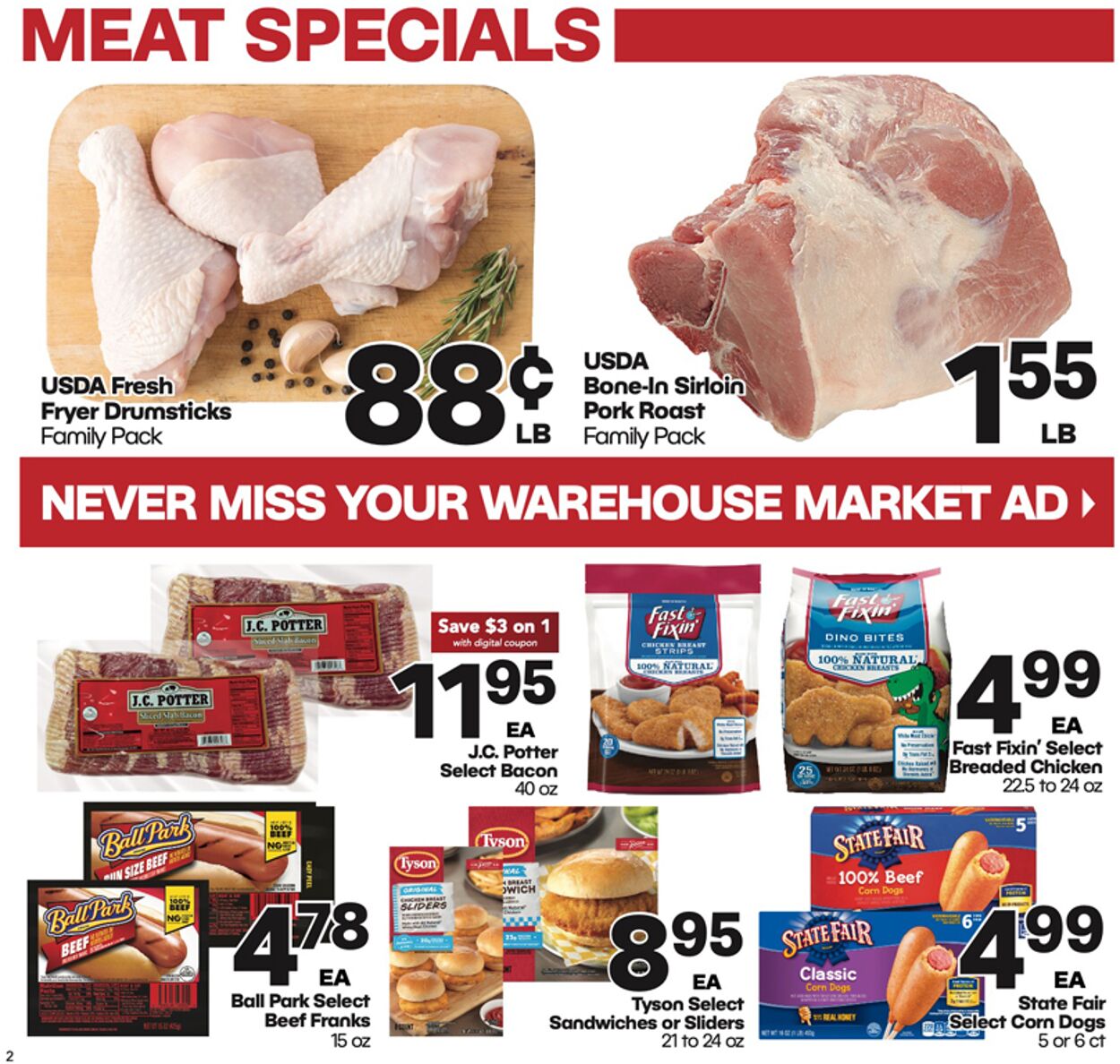 Weekly ad Warehouse Market 01/22/2025 - 01/28/2025