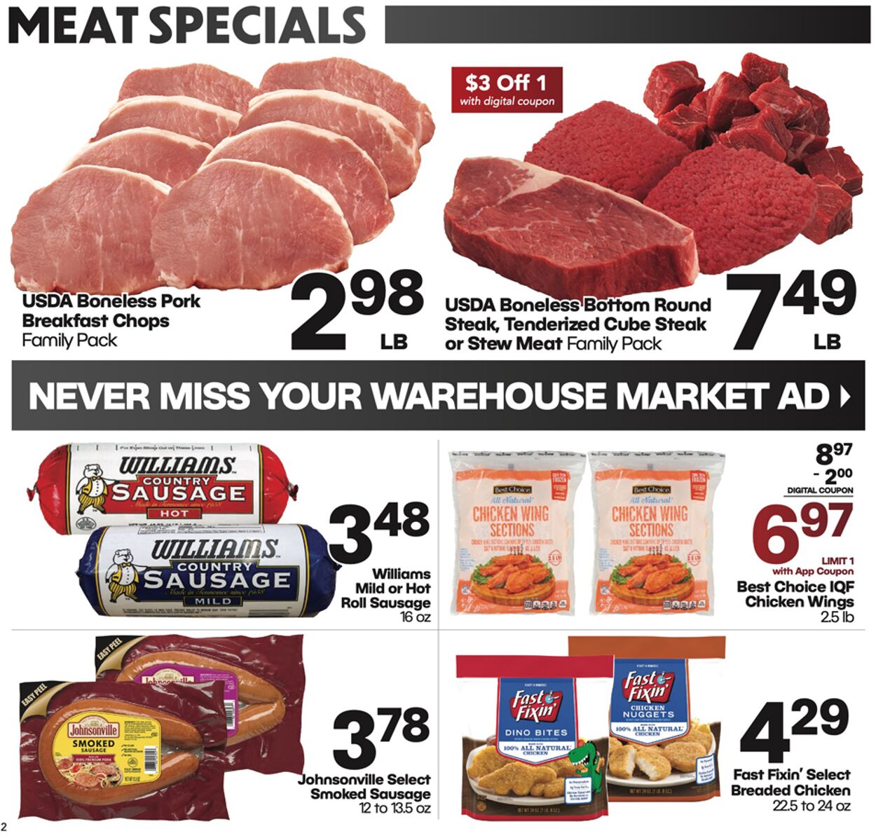 Weekly ad Warehouse Market 12/26/2025 - 12/30/2025