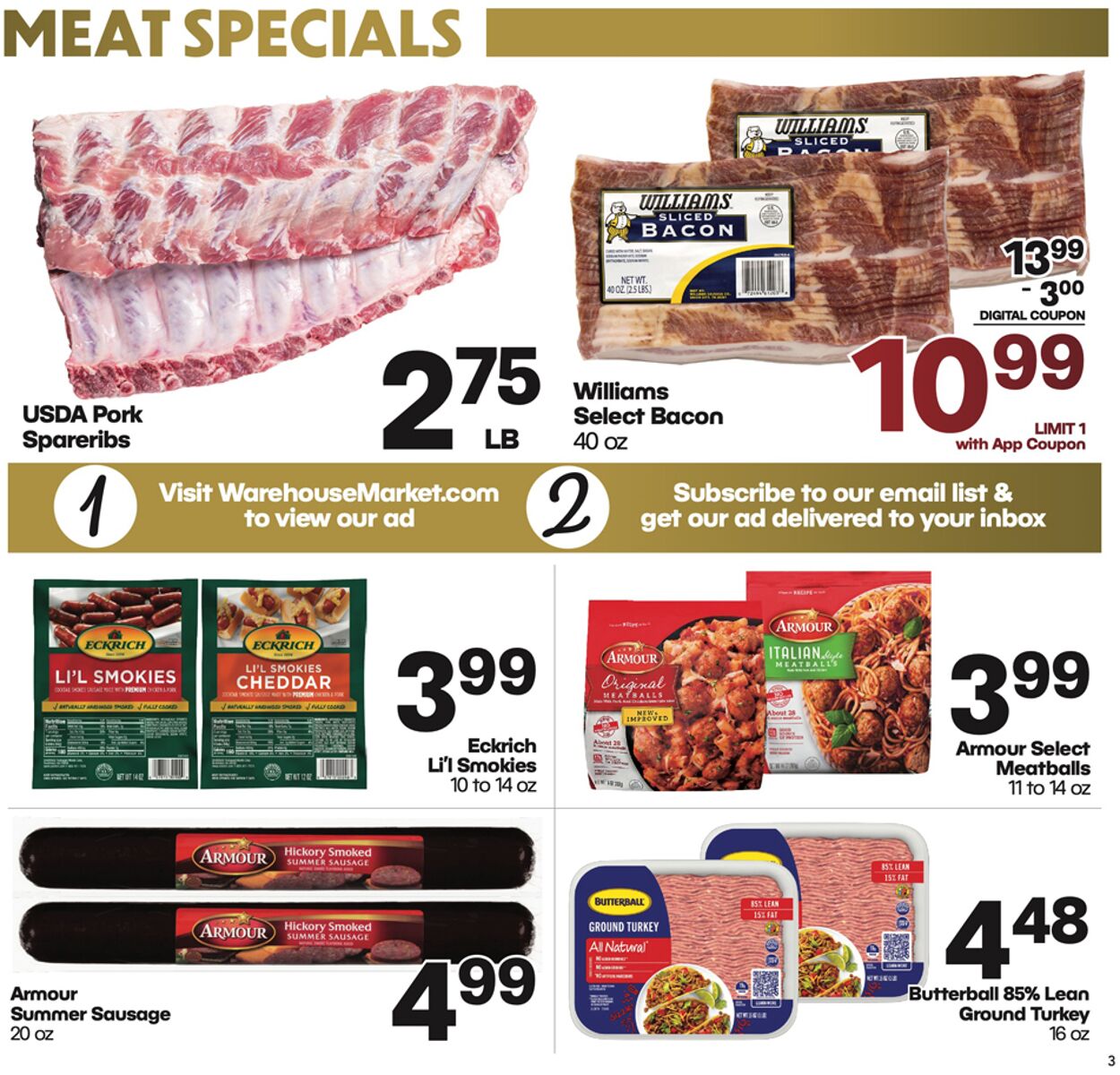 Weekly ad Warehouse Market 12/26/2025 - 12/30/2025