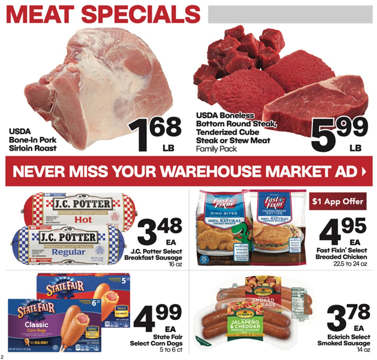 Weekly ad Warehouse Market 10/23/2024 - 10/29/2024