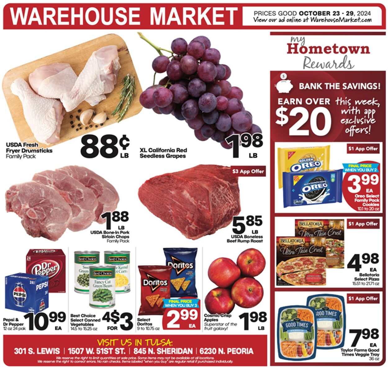 Weekly ad Warehouse Market 10/23/2024 - 10/29/2024