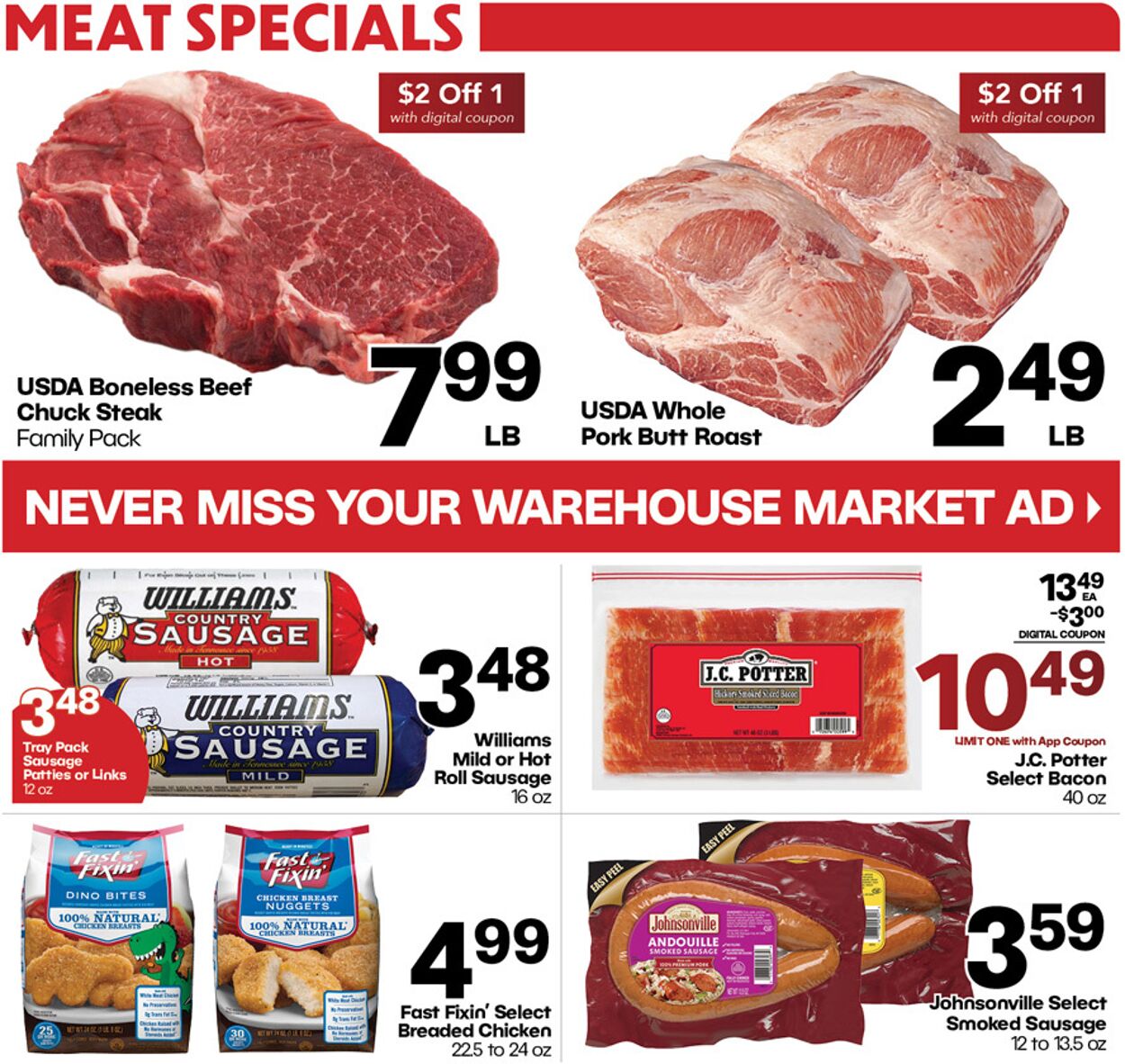 Weekly ad Warehouse Market 07/30/2025 - 08/05/2025