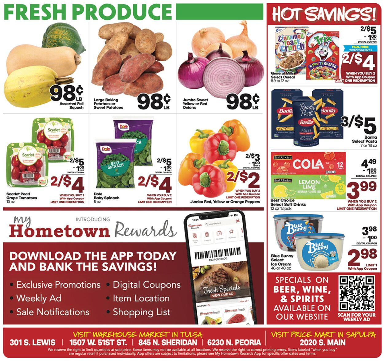 Weekly ad Warehouse Market 10/08/2025 - 10/14/2025