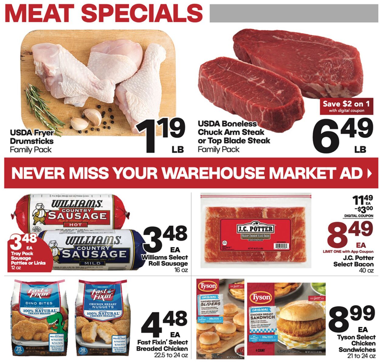 Weekly ad Warehouse Market 06/11/2025 - 06/17/2025