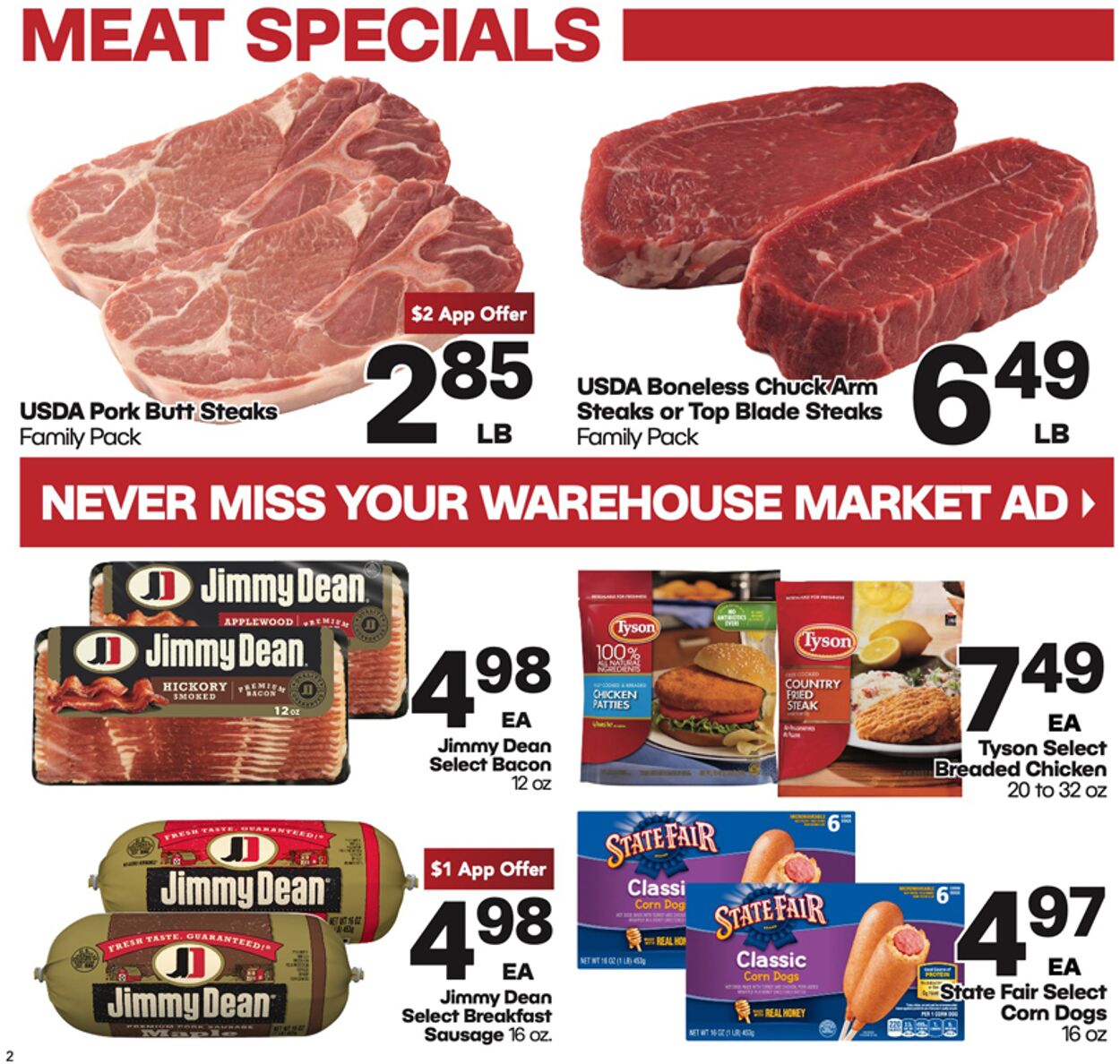 Weekly ad Warehouse Market 10/02/2024 - 10/08/2024