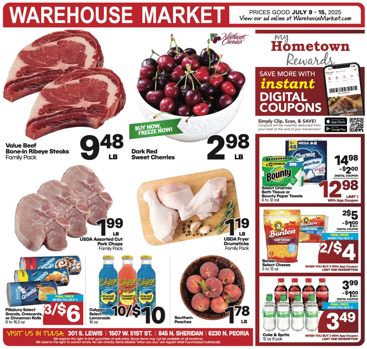 Weekly ad Warehouse Market 07/09/2025 - 07/15/2025