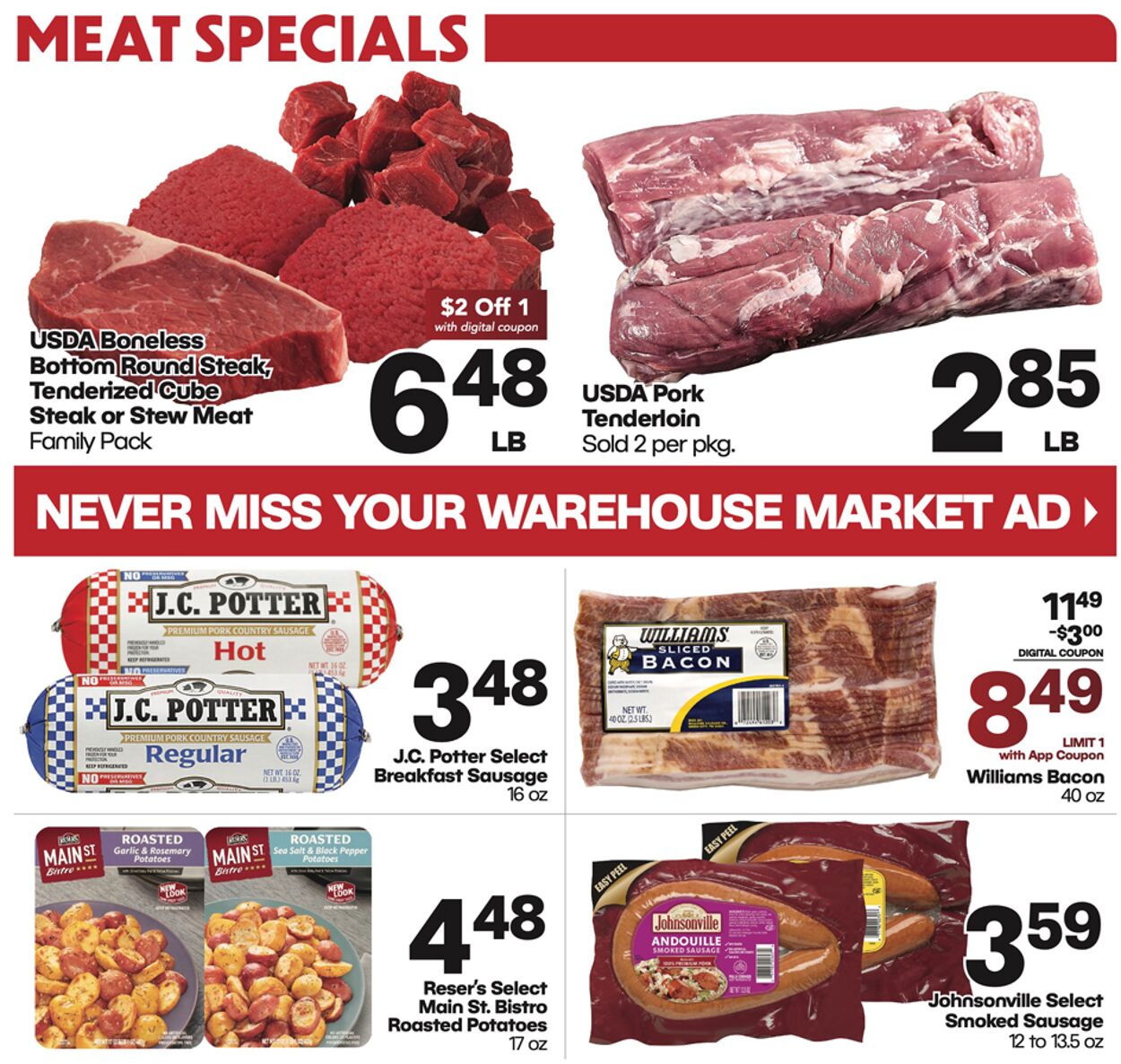 Weekly ad Warehouse Market 07/09/2025 - 07/15/2025