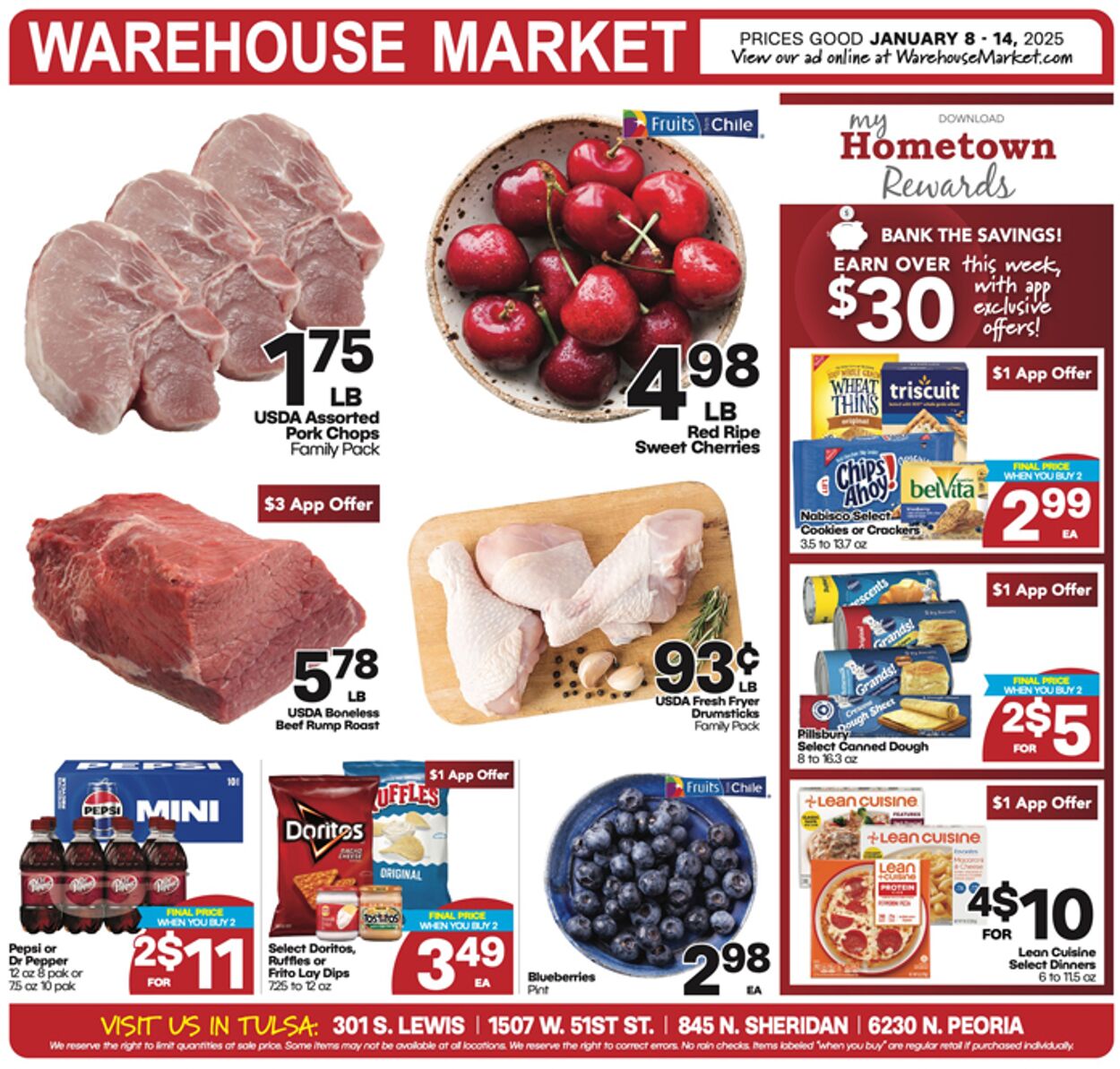 Weekly ad Warehouse Market 01/08/2025 - 01/14/2025