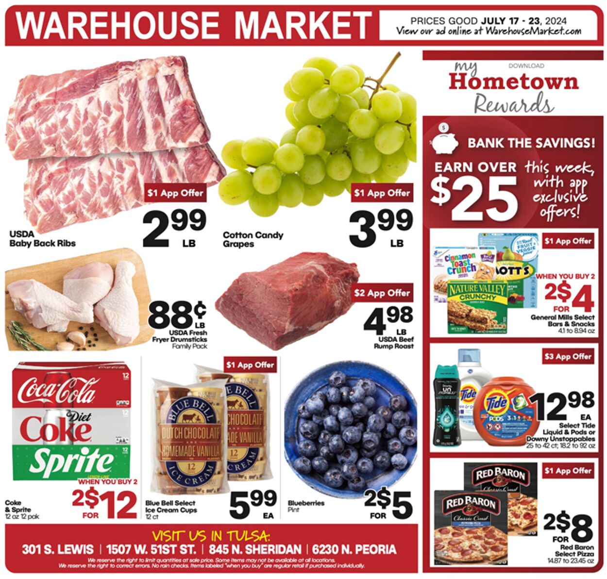 Weekly ad Warehouse Market 07/17/2024 - 07/23/2024