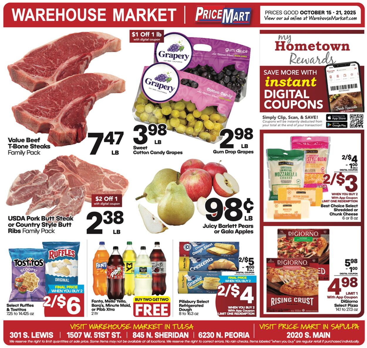 Weekly ad Warehouse Market 10/15/2025 - 10/21/2025