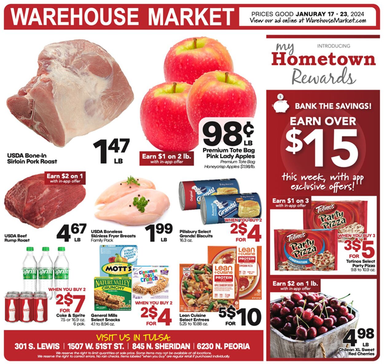 Weekly ad Warehouse Market 01/17/2024 - 01/23/2024