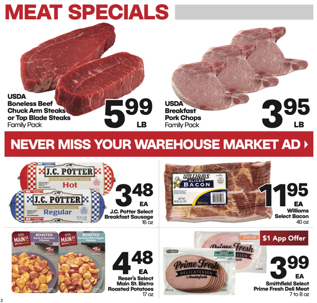 Weekly ad Warehouse Market 10/30/2024 - 11/05/2024