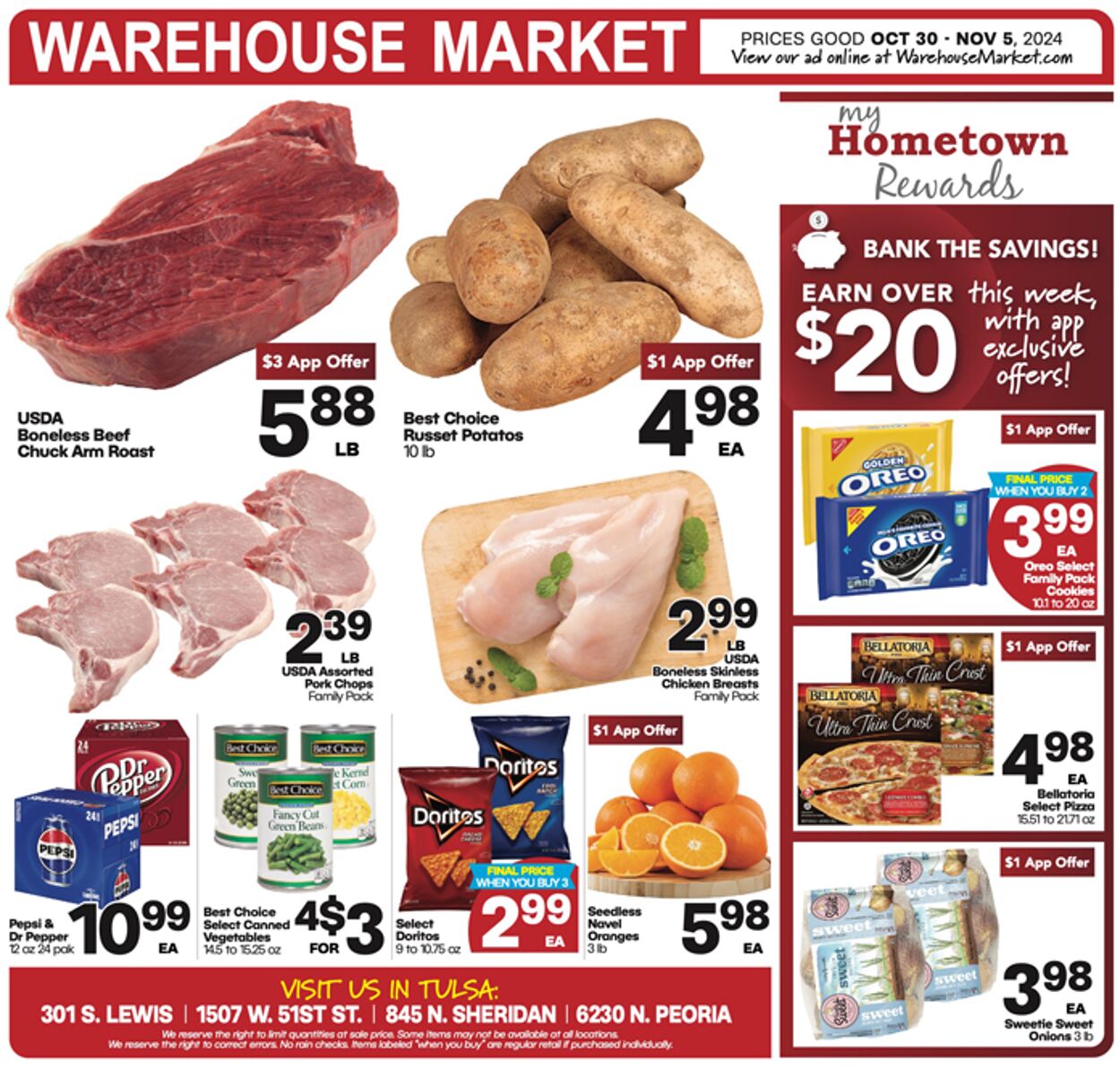 Warehouse Market Promotional weekly ads