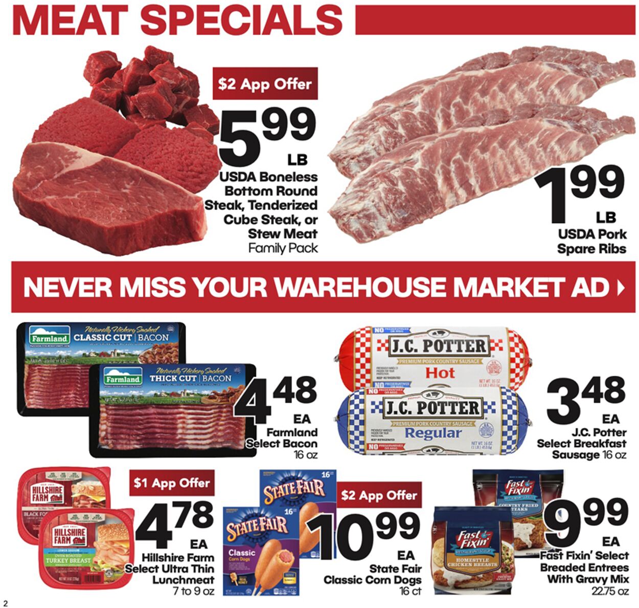 Weekly ad Warehouse Market 10/09/2024 - 10/15/2024