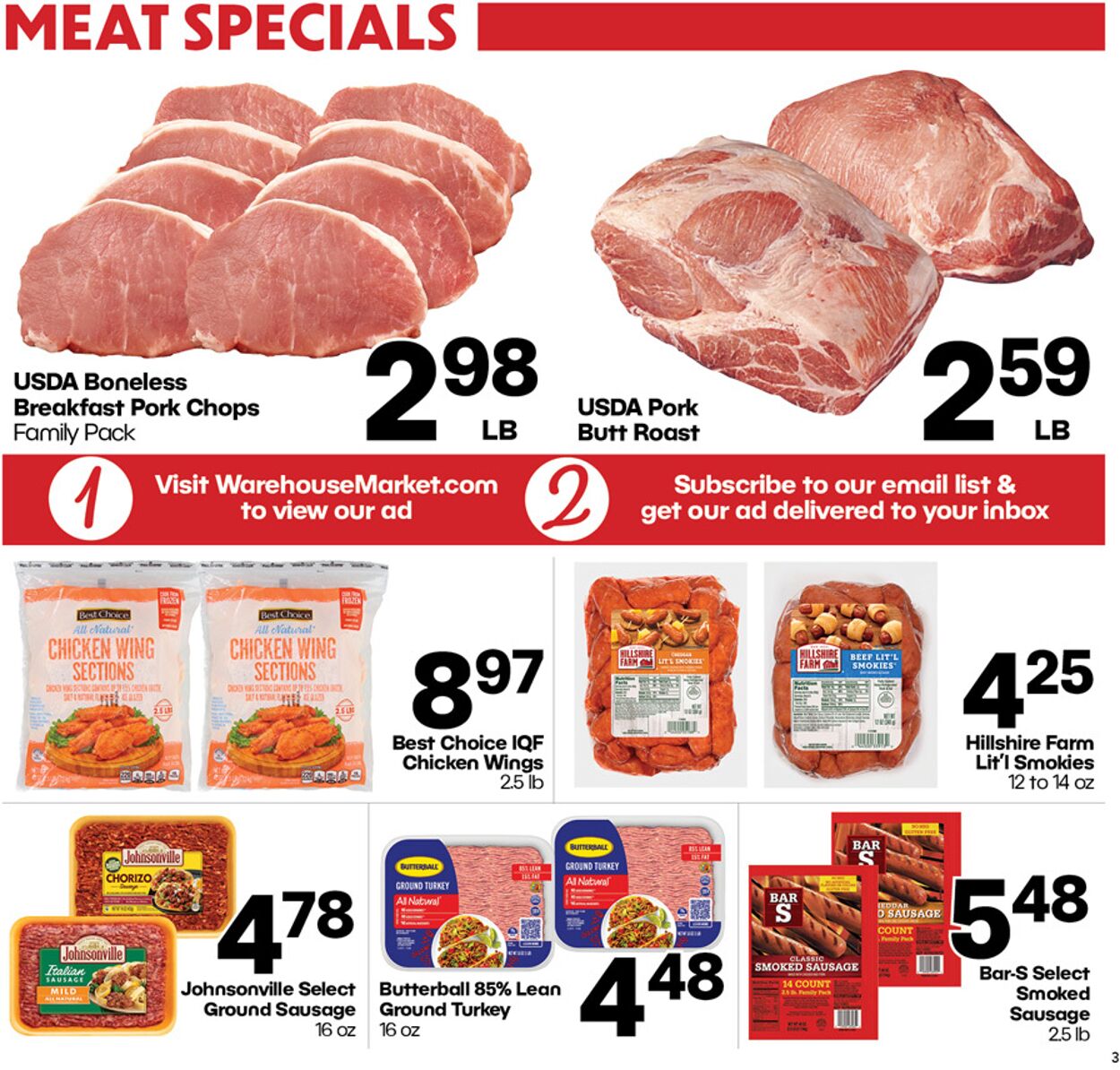 Weekly ad Warehouse Market 12/03/2025 - 12/09/2025