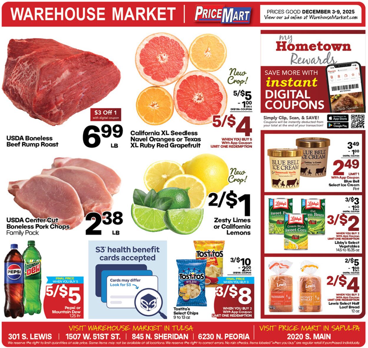 Weekly ad Warehouse Market 12/03/2025 - 12/09/2025