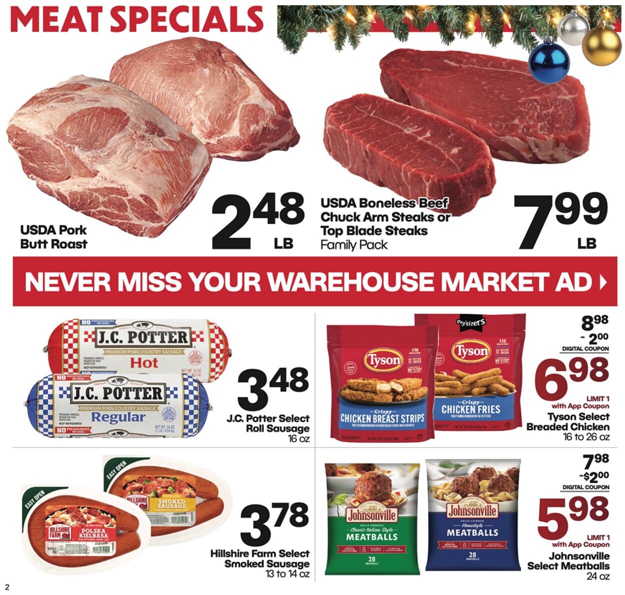 Weekly ad Warehouse Market 12/17/2025 - 12/25/2025