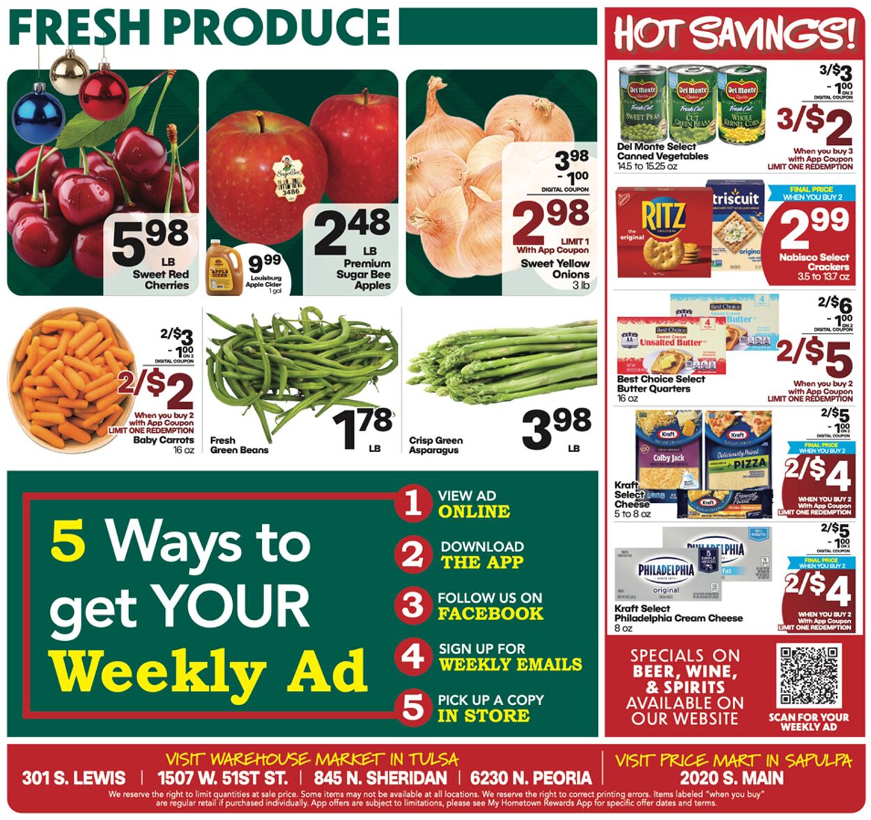 Weekly ad Warehouse Market 12/17/2025 - 12/25/2025