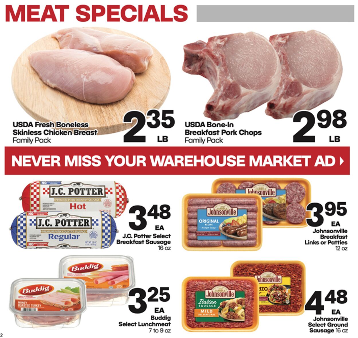 Weekly ad Warehouse Market 01/01/2025 - 01/07/2025