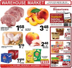 Weekly ad Warehouse Market 07/23/2025 - 07/29/2025