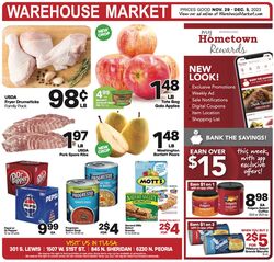 Weekly ad Warehouse Market 11/29/2023 - 12/05/2023