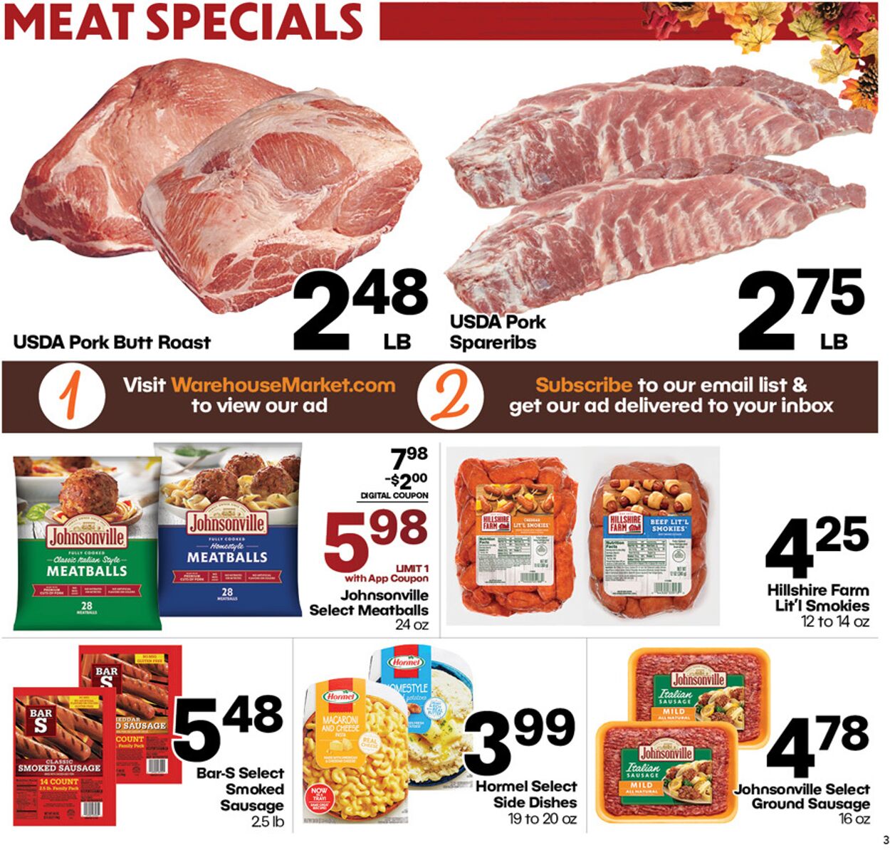 Weekly ad Warehouse Market 11/19/2025 - 11/26/2025