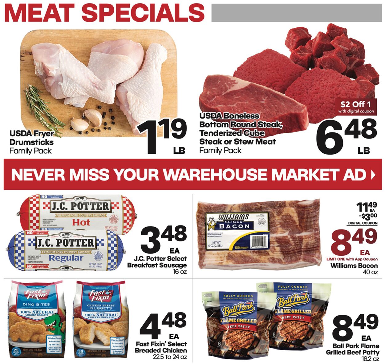 Weekly ad Warehouse Market 06/18/2025 - 06/24/2025