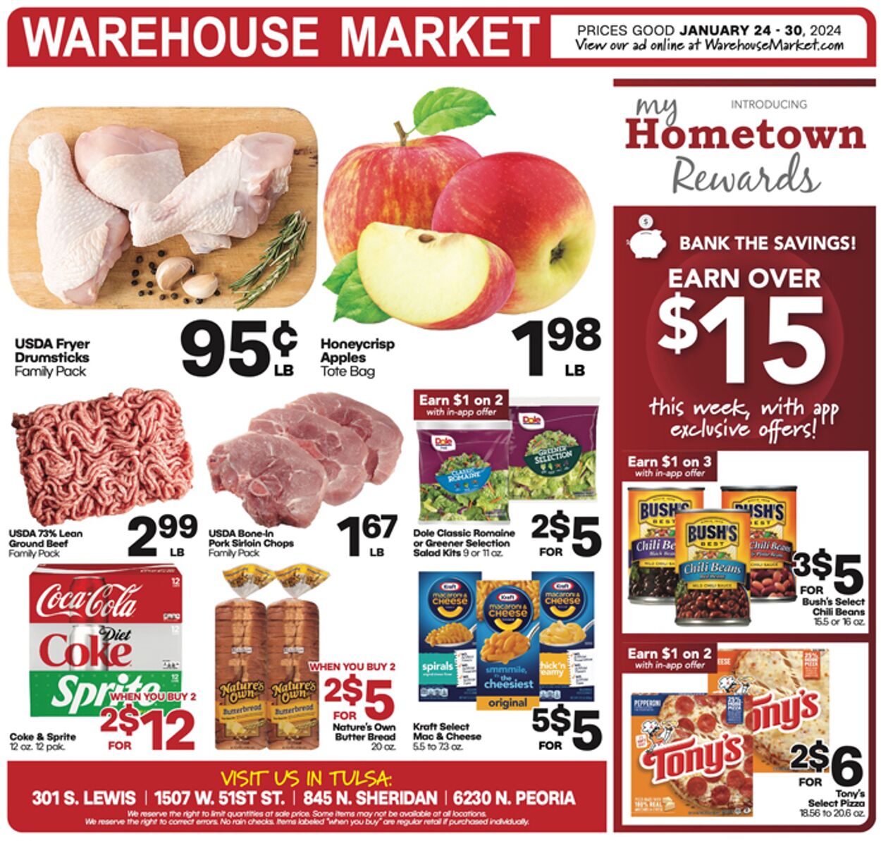 Weekly ad Warehouse Market 01/24/2024 - 01/30/2024