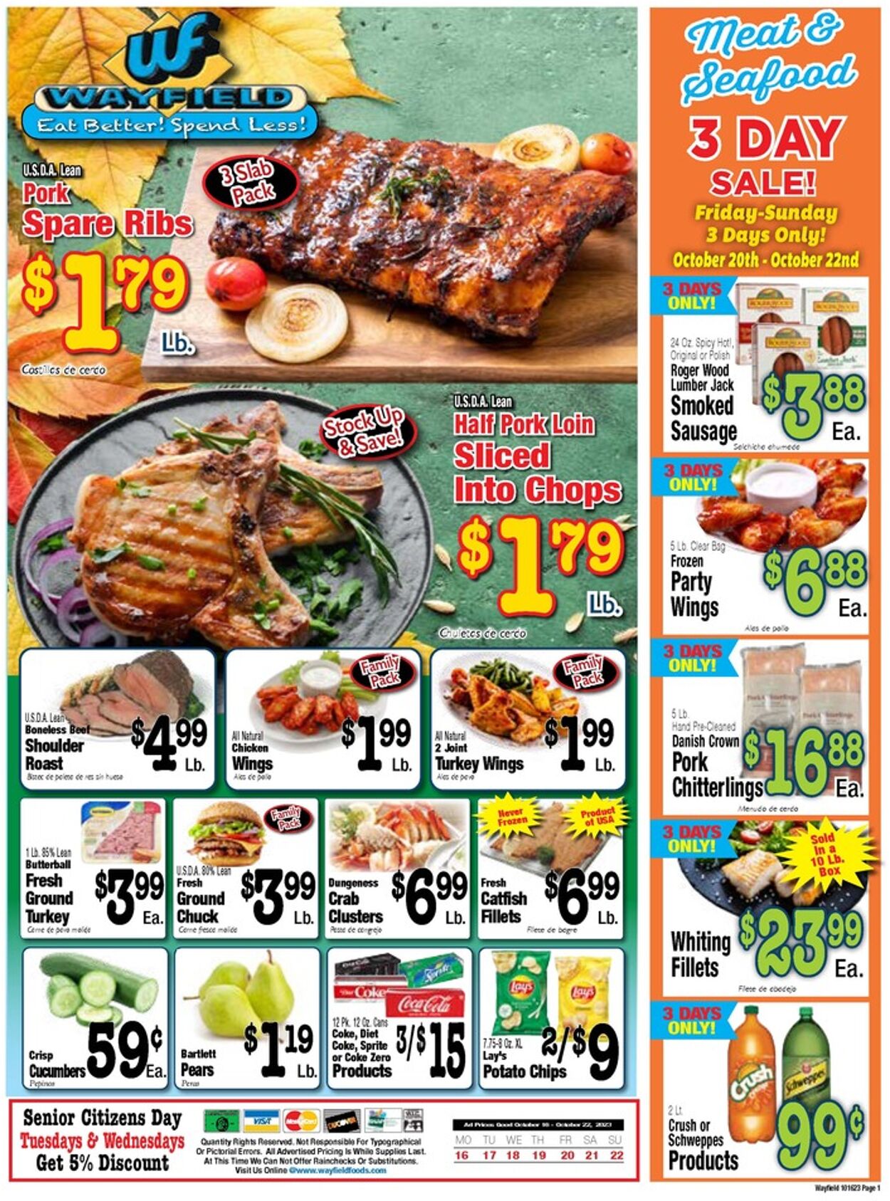 Weekly ad Wayfield 10/16/2023 - 10/22/2023