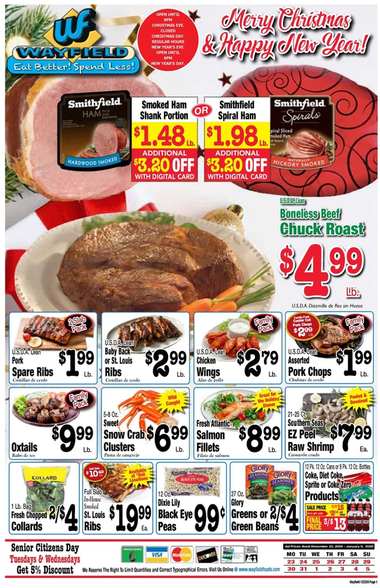 Weekly ad Wayfield 12/23/2024 - 01/05/2025