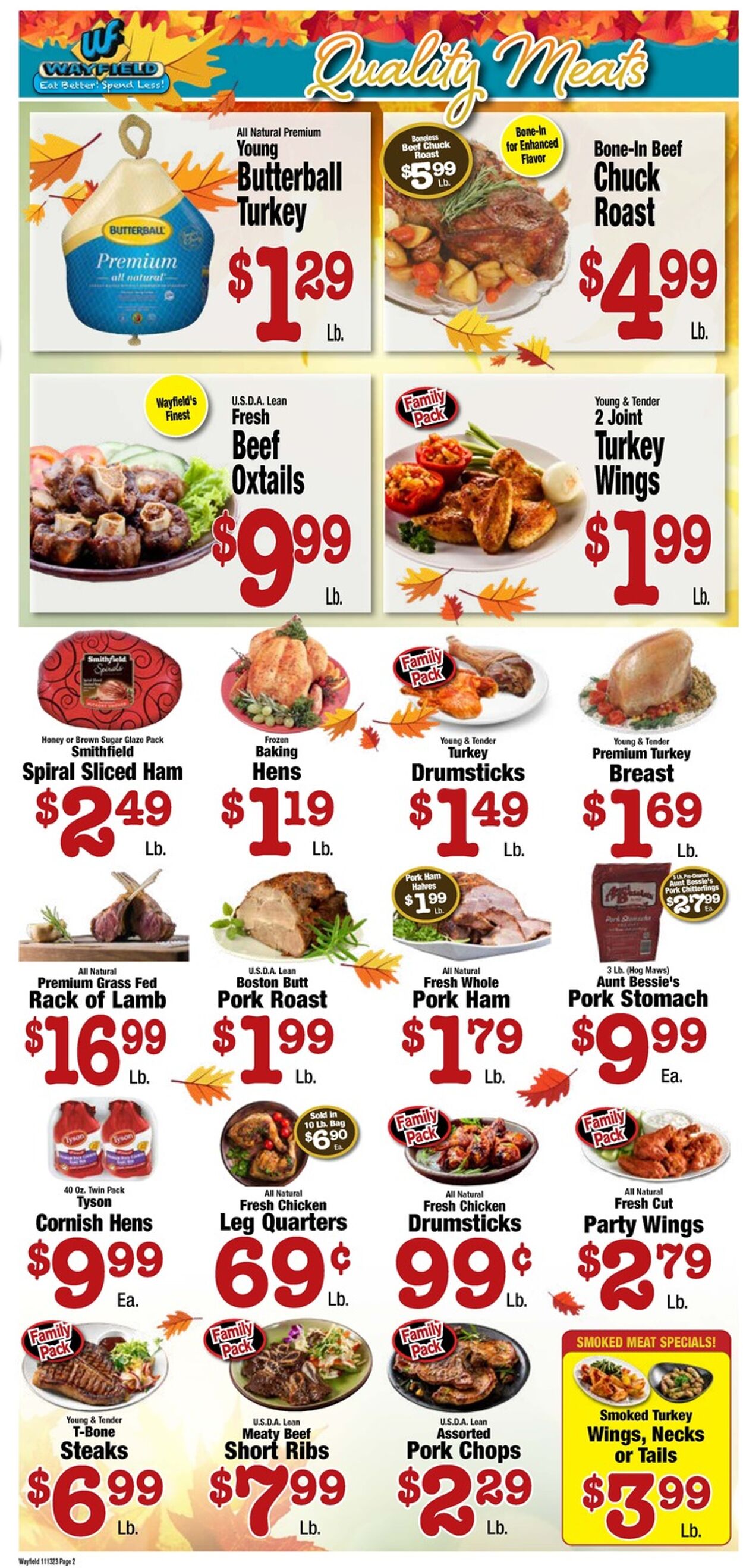 Weekly ad Wayfield 11/13/2023 - 11/26/2023