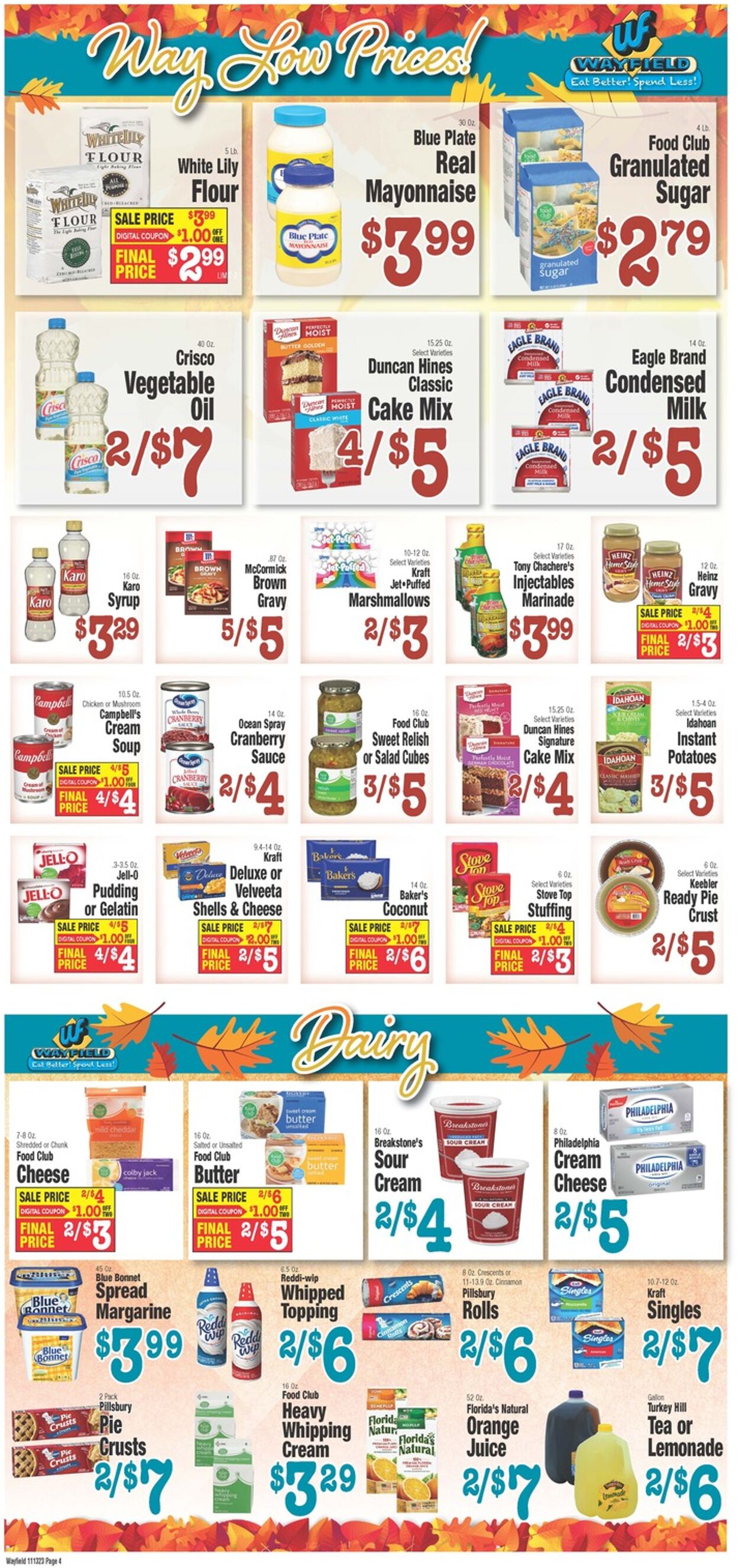 Weekly ad Wayfield 11/13/2023 - 11/26/2023