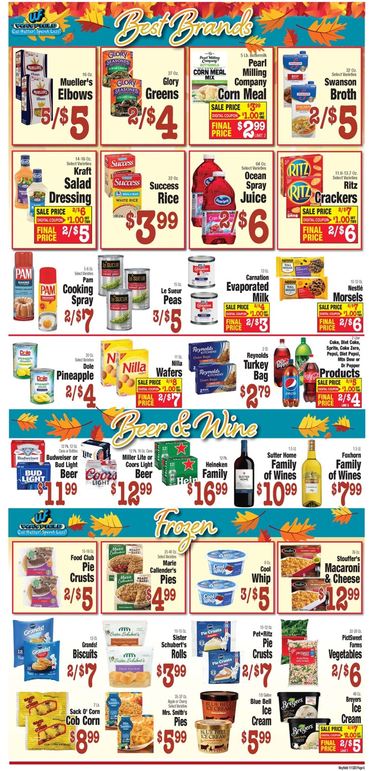 Weekly ad Wayfield 11/13/2023 - 11/26/2023