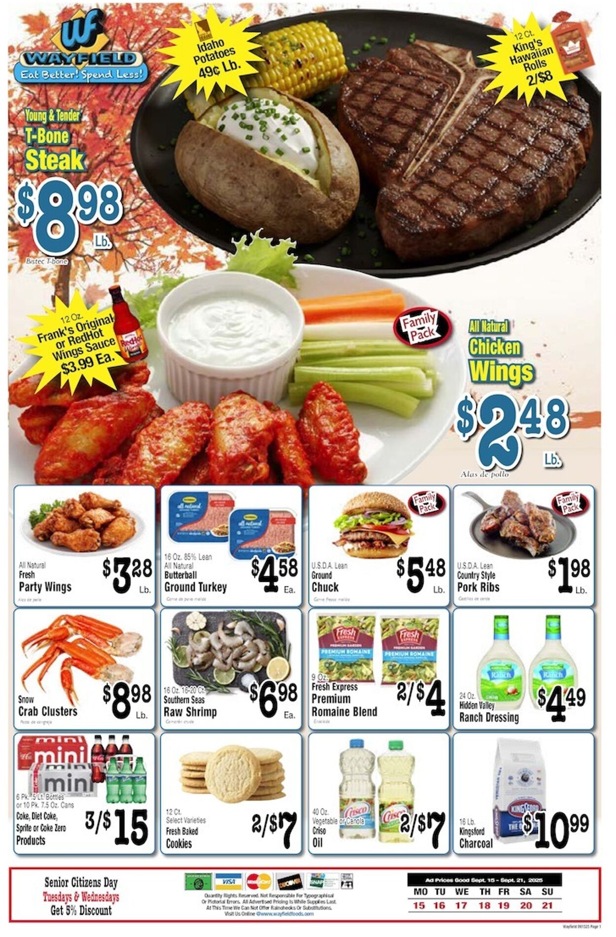 Weekly ad Wayfield 09/15/2025 - 09/21/2025