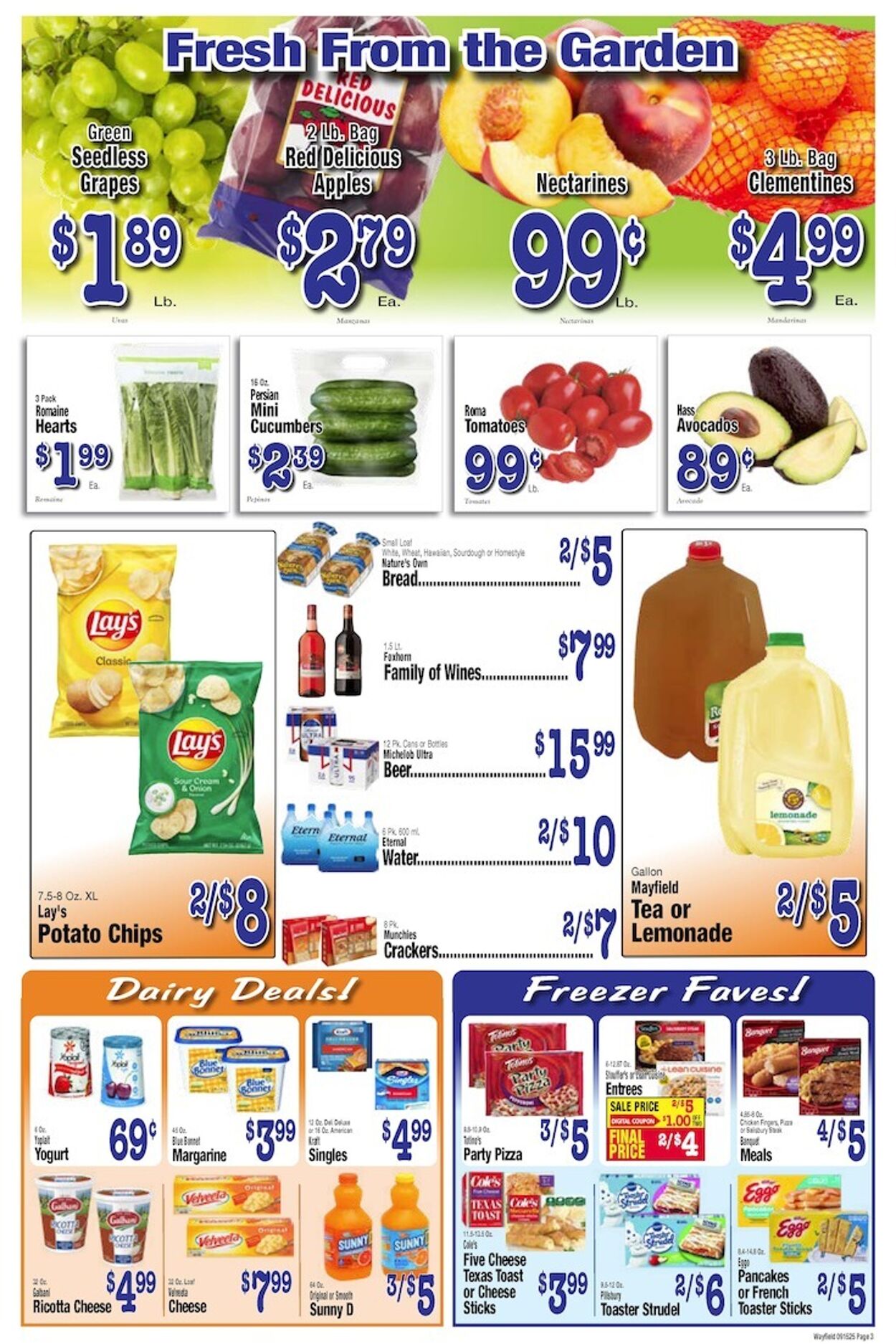 Weekly ad Wayfield 09/15/2025 - 09/21/2025