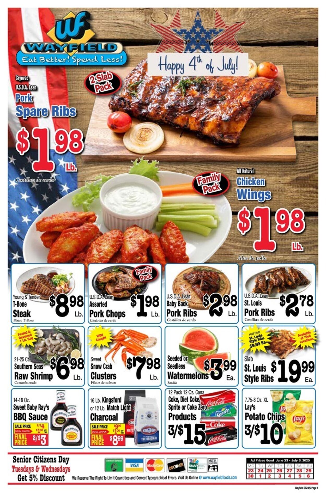 Weekly ad Wayfield 06/23/2025 - 07/06/2025