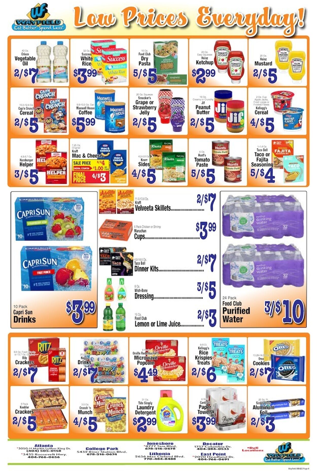 Weekly ad Wayfield 08/04/2025 - 08/10/2025