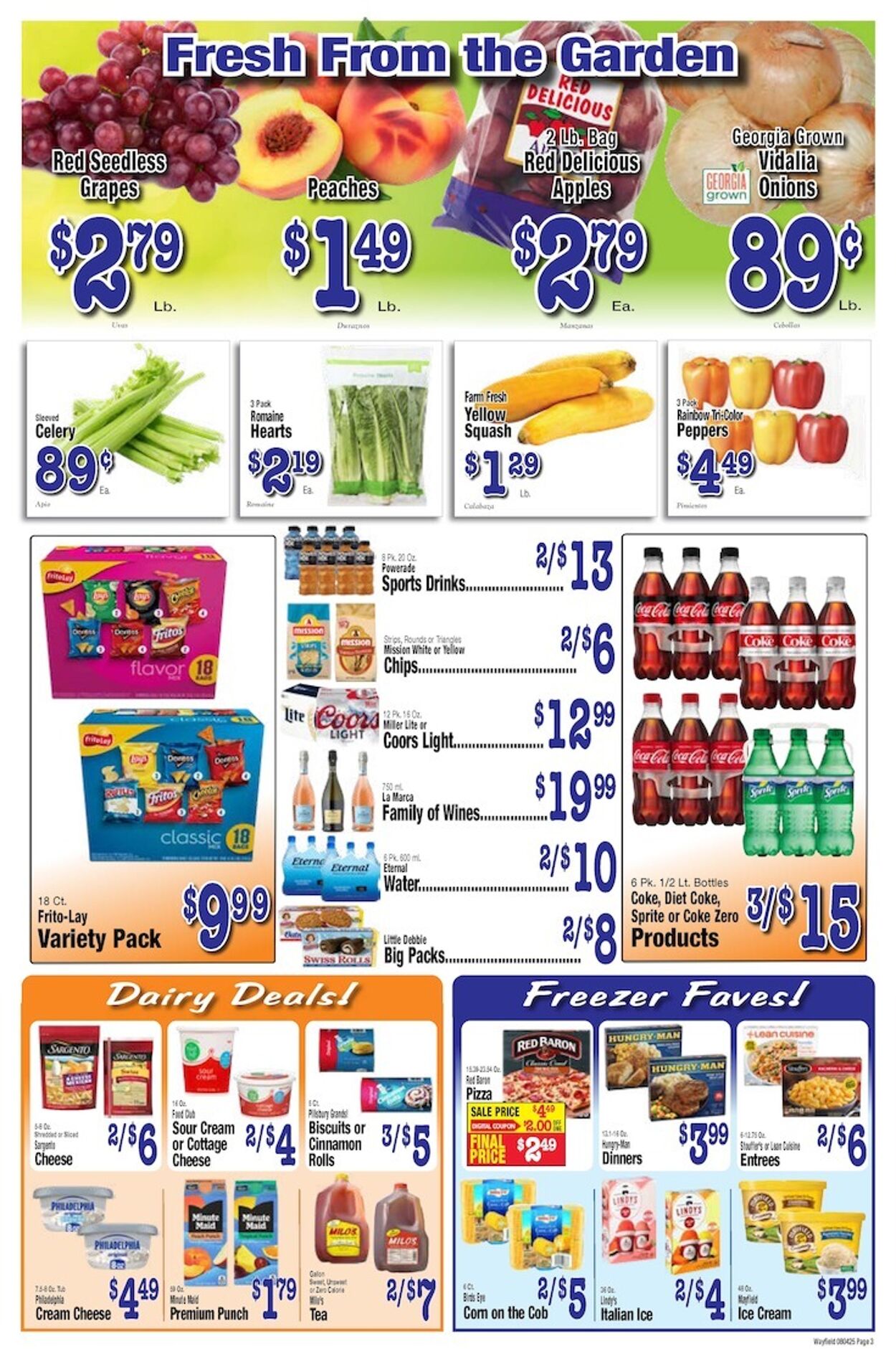 Weekly ad Wayfield 08/04/2025 - 08/10/2025