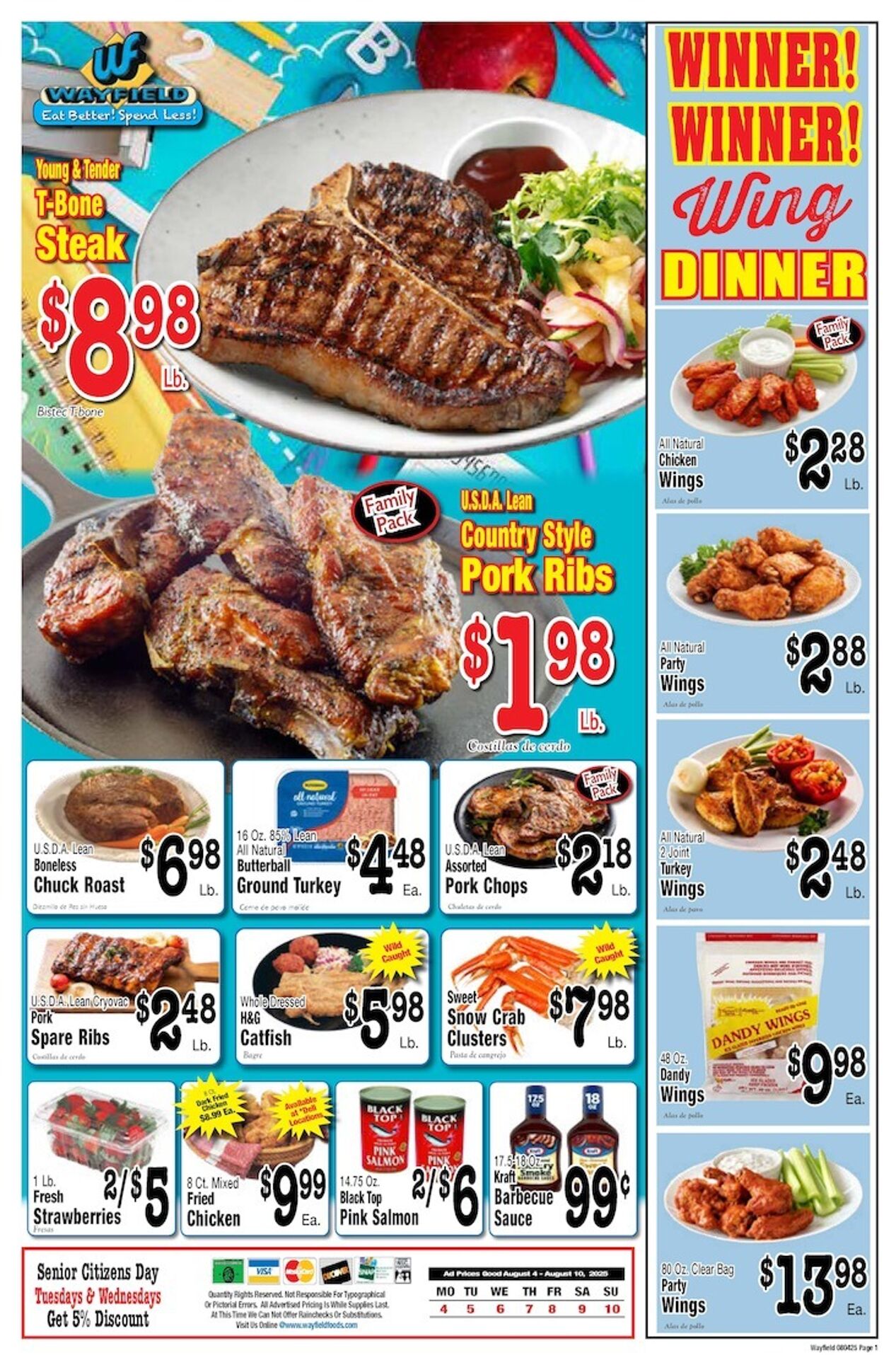 Weekly ad Wayfield 08/04/2025 - 08/10/2025