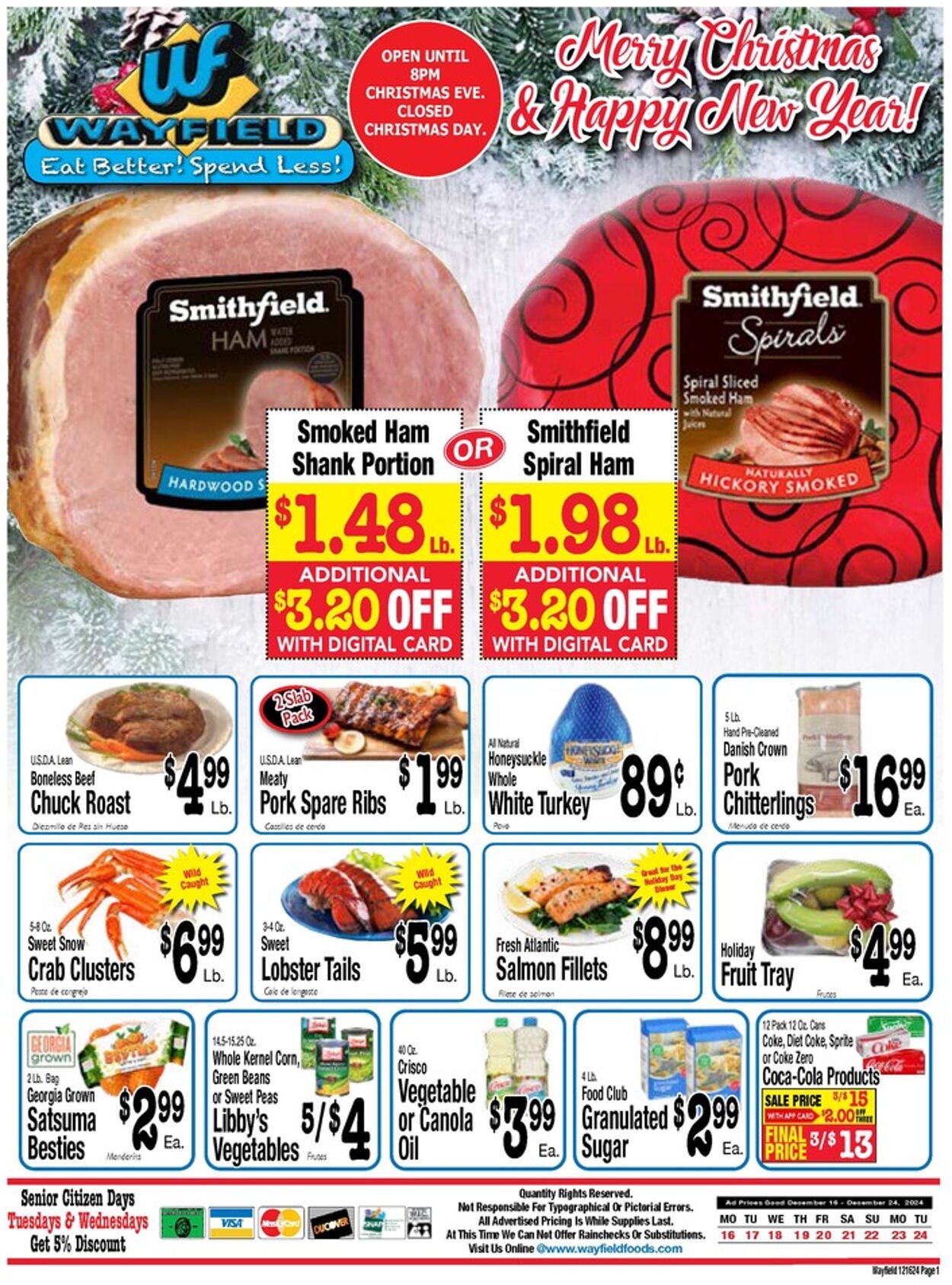 Weekly ad Wayfield 12/16/2024 - 12/24/2024