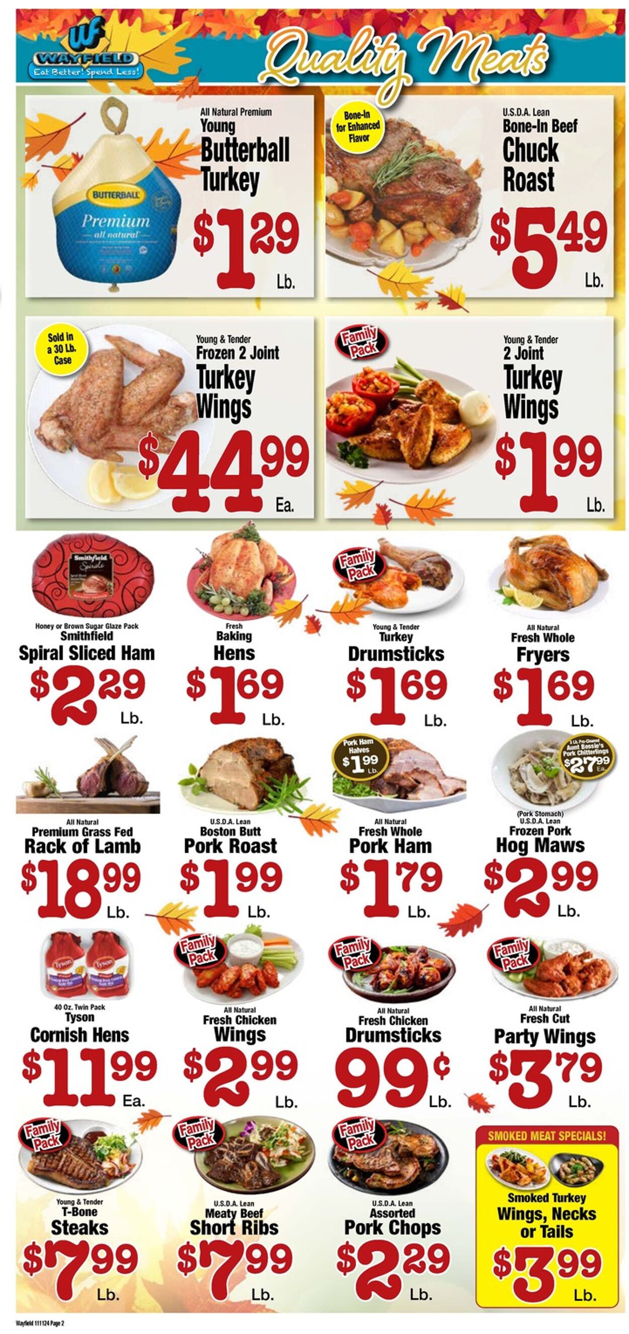 Weekly ad Wayfield 11/11/2024 - 12/01/2024