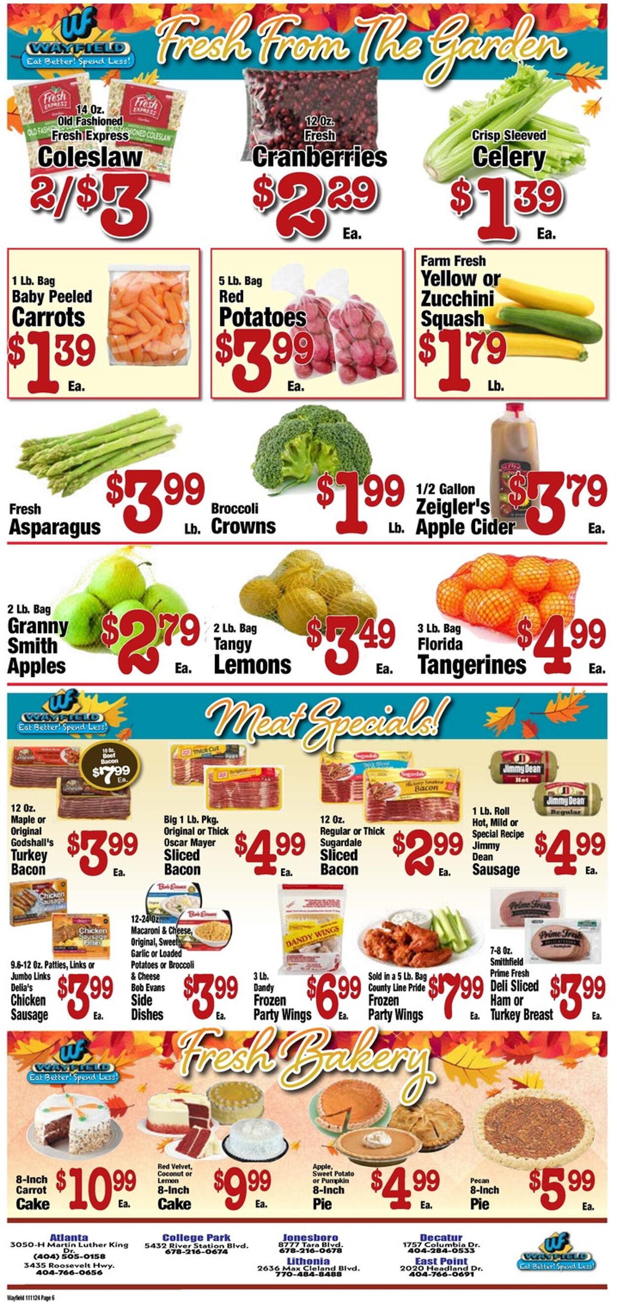 Weekly ad Wayfield 11/11/2024 - 12/01/2024