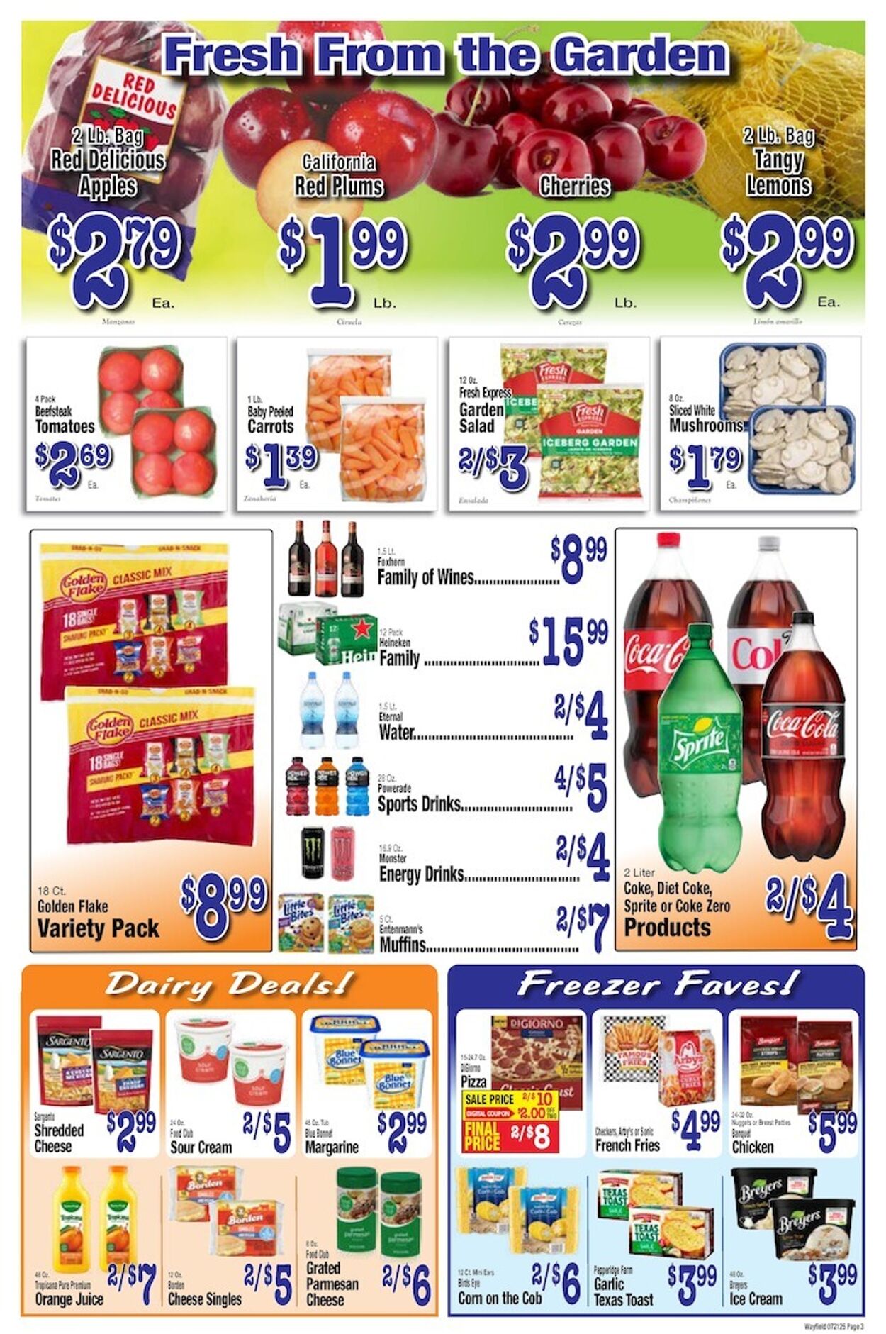 Weekly ad Wayfield 07/21/2025 - 07/27/2025