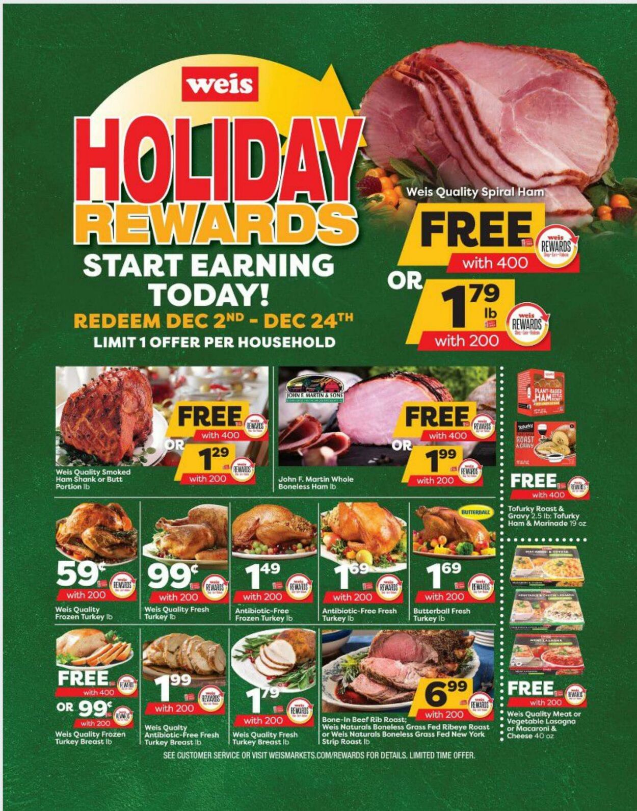 Weekly ad Weis 12/01/2022 - 12/24/2022